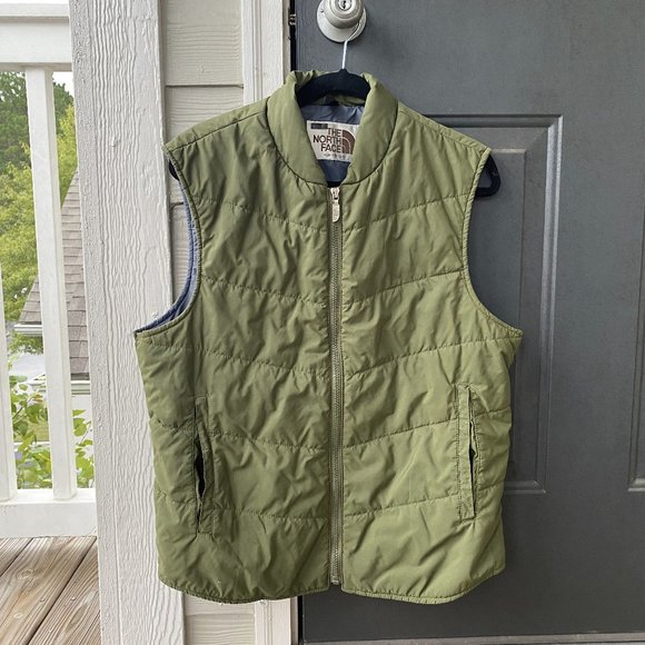 The North Face Other - The North Face Vintage olive green puffer vest Men's large L army green